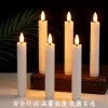 New white long-pole candle lamp, led electronic candle lamp, wedding home decoration, candlelight dinner atmosphere lamp, electronic wax Application Scenario